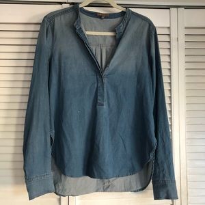 Vince. Long Sleeve Chambray